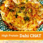 high protein dahi chaat