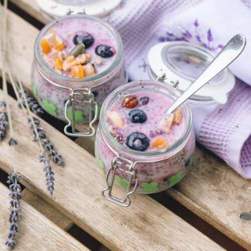 chia-blueberry-peach-pudding