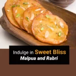 malpua rabri - indian sweet