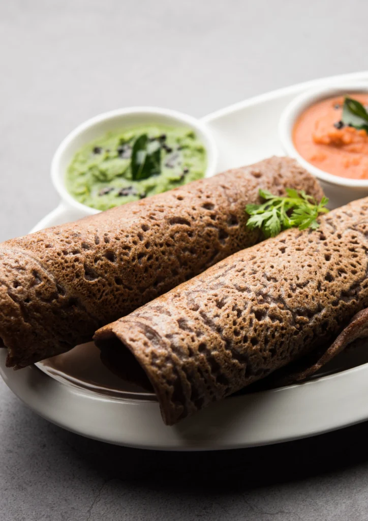 ragi dosa - Indian breakfast 